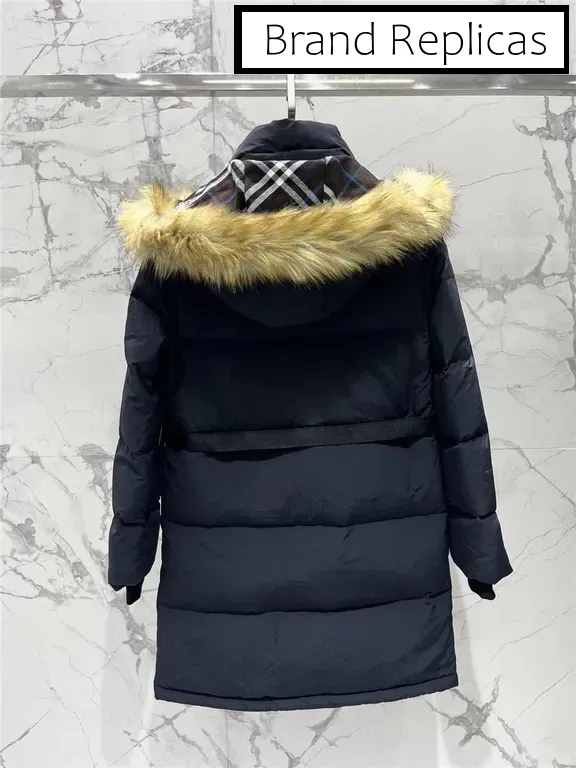 Burberry Hooded Long Puffer Jacket